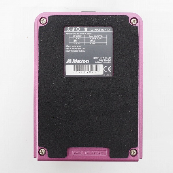 実際に弊社で買取させて頂いたMAXON/マクソン AD999 Analog Delay アナログディレイ エフェクター ACアダプター付 【動作確認済】の画像 5枚目