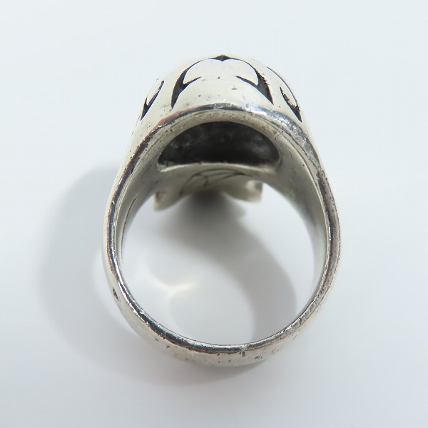 実際に弊社で買取させて頂いたCRAZY PIG/クレイジーピッグ トライバルスカルリング 21号の画像 5枚目