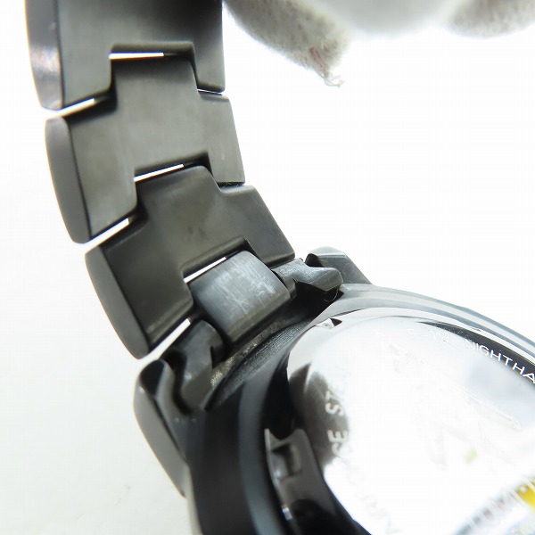 実際に弊社で買取させて頂いたLUMINOX/ルミノックス NIGHTHAWK/ナイトホーク F-117 クオーツ 黒文字盤 腕時計 3400 の画像 6枚目