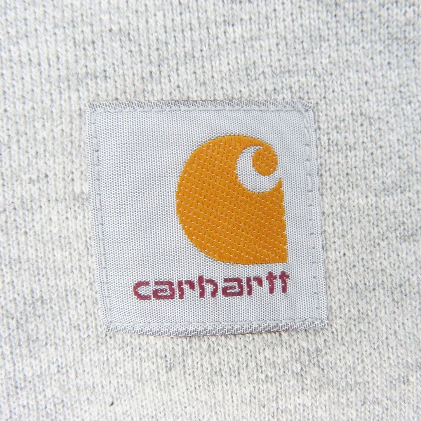 実際に弊社で買取させて頂いたCarhartt WIP/カーハート フーデッドスクエアラベルジャケット ジップアップ パーカー A201011/Sの画像 3枚目