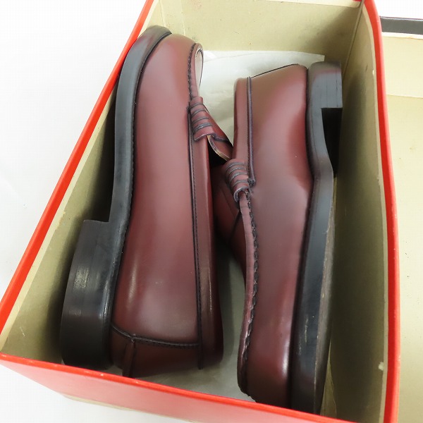 実際に弊社で買取させて頂いたREGAL × VAN JAC/リーガル × ヴァンジャケット コインローファー 3177/24.5EEの画像 8枚目