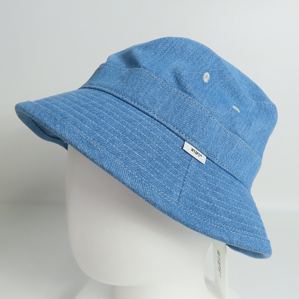 実際に弊社で買取させて頂いた【未使用】WTAPS/ダブルタップス BUCKET 01 HAT/バケットハット インディゴ 211HCDT-HT13 /02