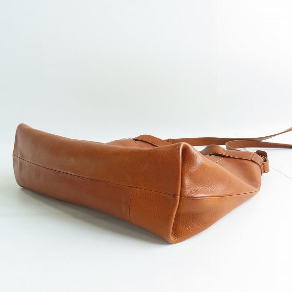 実際に弊社で買取させて頂いたgenten/ゲンテン レザー ショルダーバッグの画像 3枚目