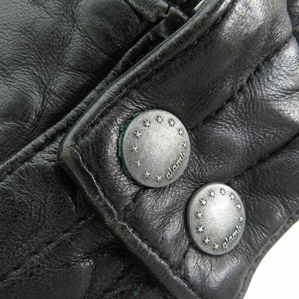 実際に弊社で買取させて頂いたglamb/グラム レザージャケット レオパード ファー 羊革 GB0119/JKT04 2の画像 6枚目