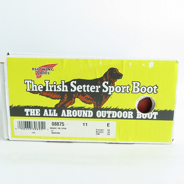実際に弊社で買取させて頂いたRED WING/レッドウィング アイリッシュセッターブーツ 8875/11の画像 9枚目