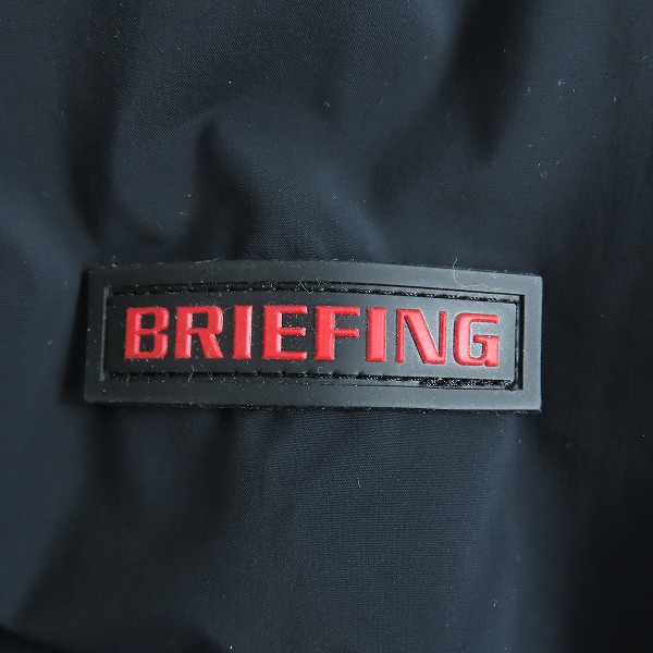 実際に弊社で買取させて頂いた【未使用】BRIEFING GOLF/ブリーフィング MS WIND HOODIE/ウインドフーディ パーカー ブラック BRG223M19/Mの画像 5枚目