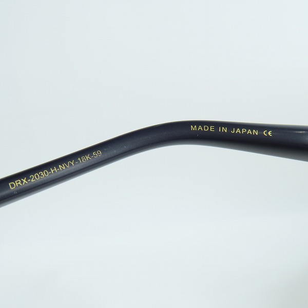 実際に弊社で買取させて頂いたDITA/ディータ MACH ONE/マッハワン サングラス DRX-2030-H-NVY-18K-59の画像 6枚目