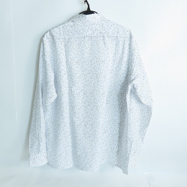 実際に弊社で買取させて頂いた【JPタグ】HERMES/エルメス 総柄 長袖シャツ/43の画像 1枚目