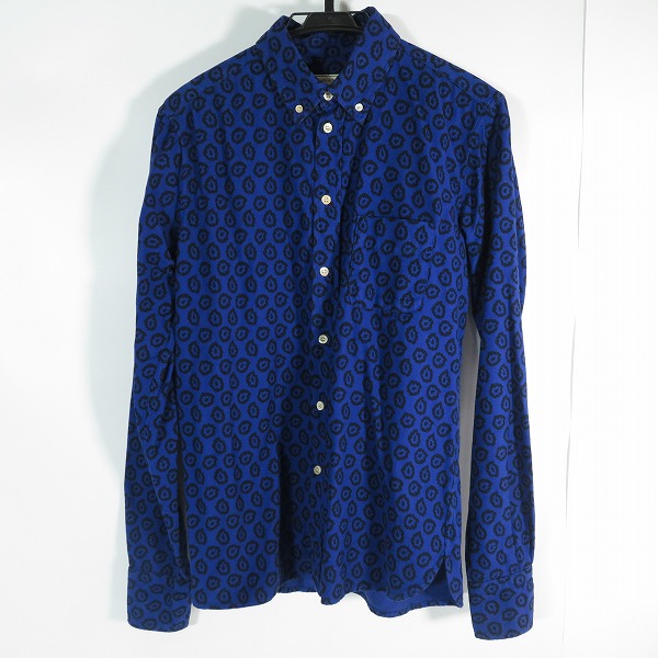 実際に弊社で買取させて頂いたMAISON KITSUNE/メゾンキツネ FLYING SPARK SHIRT 総柄 ボタン シャツ KMH-1452-B/37