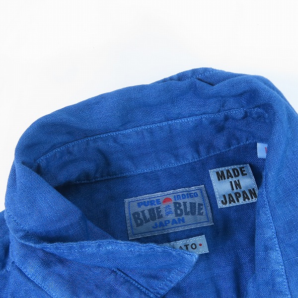 実際に弊社で買取させて頂いたBLUE BLUE/ブルーブルー ARIGATO 半袖 ショート シャツ/1の画像 5枚目