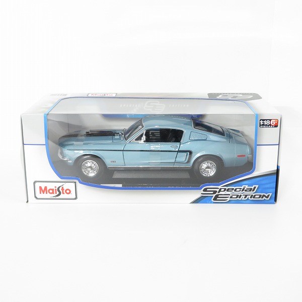 実際に弊社で買取させて頂いたMaisto/マイスト 1/18 1968 Ford Mustang GT Cobra Jet/フォード マスタング GT コブラ ジェット ミニカー
