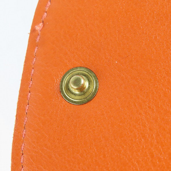 実際に弊社で買取させて頂いたIL BISONTE/イルビゾンテ レザー 二つ折り財布/ウォレットの画像 7枚目