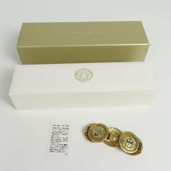 実際に弊社で買取させて頂いたGIANNI VERSACE/ジャンニヴェルサーチ コイン ブレスレットの画像 7枚目