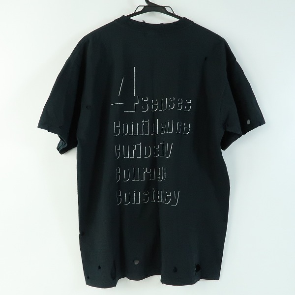 実際に弊社で買取させて頂いたmastermind JAPAN/マスターマインドジャパン スカルプリントダメージ加工 半袖Tシャツ 4SENSE/Lの画像 1枚目