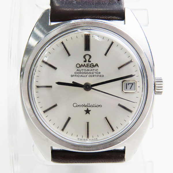 実際に弊社で買取させて頂いたOMEGA/オメガ Constellation コンステレーション Cライン クロノメーター 自動巻き 腕時計