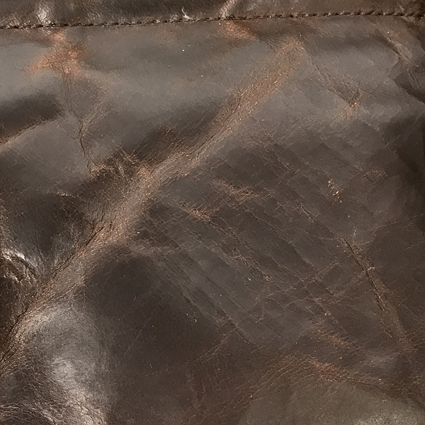 実際に弊社で買取させて頂いたISAMUKATAYAMA BACKLASH/バックラッシュ ホーウィン ホースレザー ダウンベスト 1293-01 Mの画像 7枚目