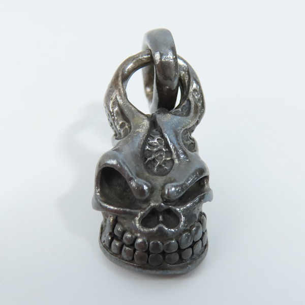 実際に弊社で買取させて頂いた【ギャラ付き】STARLINGEAR/スターリンギア マイクロフレームスカルペンダントトップの画像 1枚目