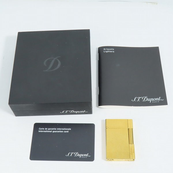 実際に弊社で買取させて頂いたS.T.Dupont/デュポン GATSBY/ギャッツビー ヴァーティカル ライン ガスライターの画像 7枚目