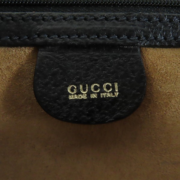 実際に弊社で買取させて頂いたGUCCI/グッチ ハンドル付き レザー クラッチバッグ/セカンドバッグ 018・122・0940の画像 4枚目