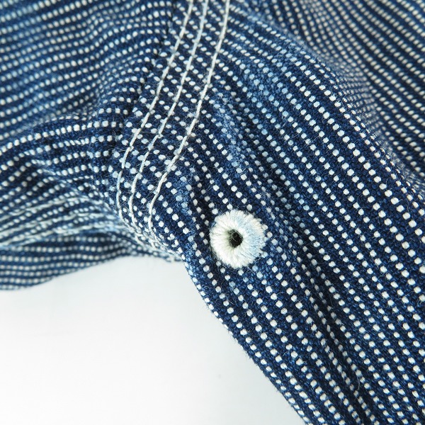 実際に弊社で買取させて頂いたFLAT HEAD/フラットヘッド 長袖 コットン シャツ/42の画像 6枚目