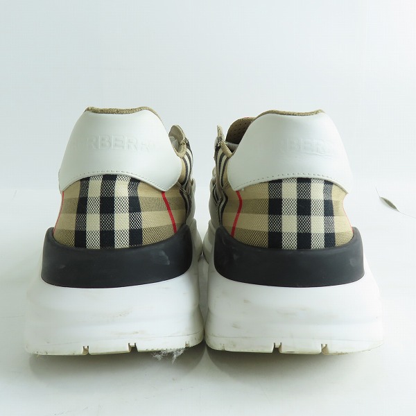 実際に弊社で買取させて頂いたBURBERRY/バーバリー ノバチェック チェック スニーカー/45の画像 1枚目