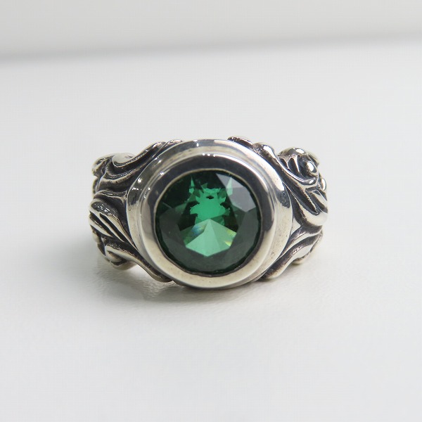 実際に弊社で買取させて頂いた【ギャラ付】BWL/Bill Wall Leather/ビルウォールレザー CZ SPECIAL EDITION RING スペシャルエディションリング R215/15号の画像 1枚目