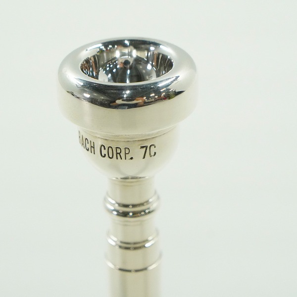 実際に弊社で買取させて頂いたVINCENT BACH/ヴィンセントバック 7C シルバー トランペット用 マウスピースの画像 3枚目