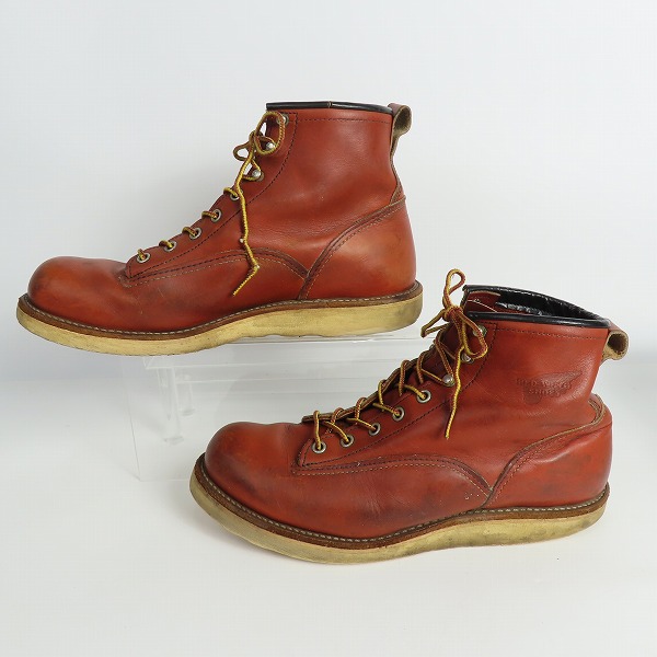 実際に弊社で買取させて頂いたRED WING/レッドウィング ラインマンブーツ 2907/8.5Dの画像 3枚目