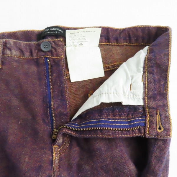 実際に弊社で買取させて頂いたJUNYA WATANABE COMME des GARCONS/ジュンヤワタナベ コムデギャルソン ウールパンツ JN P054/Sの画像 2枚目