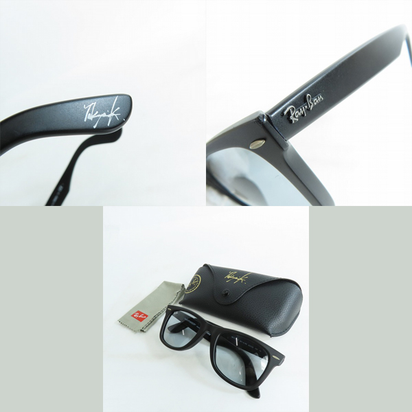 実際に弊社で買取させて頂いたRay-Ban/レイバン×TAKUYA KIMURA/木村拓哉 WAYFARER/ウェイファーラー サングラス/アイウェア RB2140-F 901-S/R5の画像 9枚目