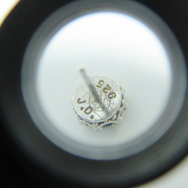 実際に弊社で買取させて頂いたJustin Davis/ジャスティンデイビス ピアス DEBUTANT ブラック ジルコニア ペア SEJ215の画像 6枚目