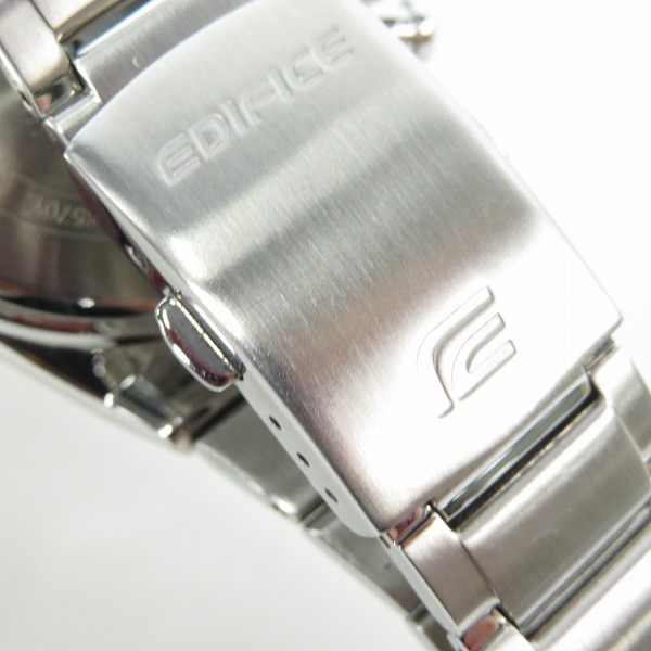 実際に弊社で買取させて頂いたCASIO/カシオ エディフィス ソーラー メンズ クロノグラフ 黒文字盤 EFS-S570YD-1AJFの画像 5枚目