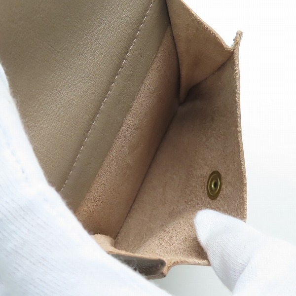 実際に弊社で買取させて頂いたIL BISONTE/イルビゾンテ 二つ折り財布 レザーウォレットの画像 4枚目