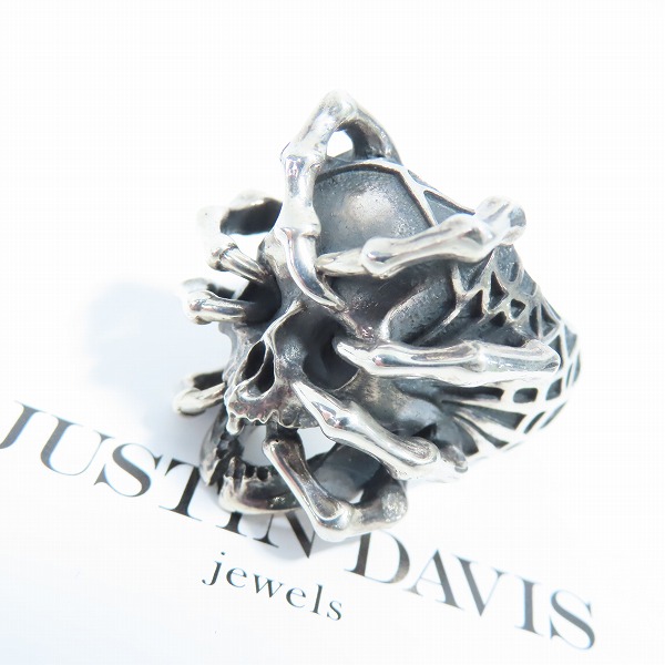 実際に弊社で買取させて頂いた【ギャラ付】Justin Davis/ジャスティンデイビス TARANTULINA RING/タランチュラリング SRJ915/24-25号