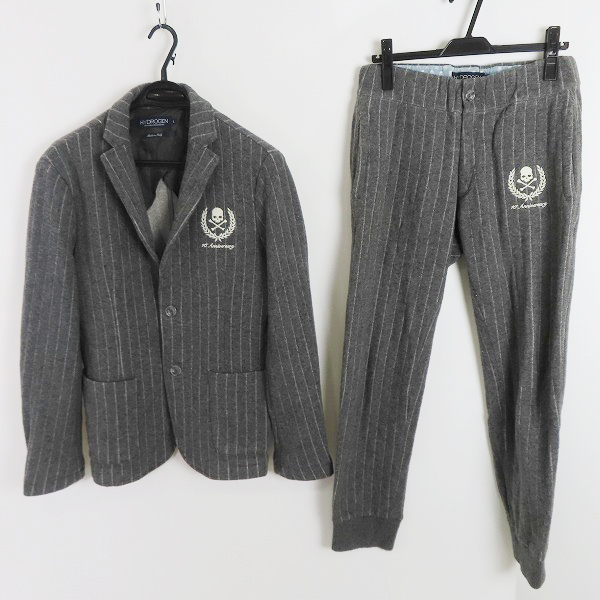 実際に弊社で買取させて頂いたHYDROGEN/ハイドロゲン ストライプ ジャケット パンツ セットアップ L/M