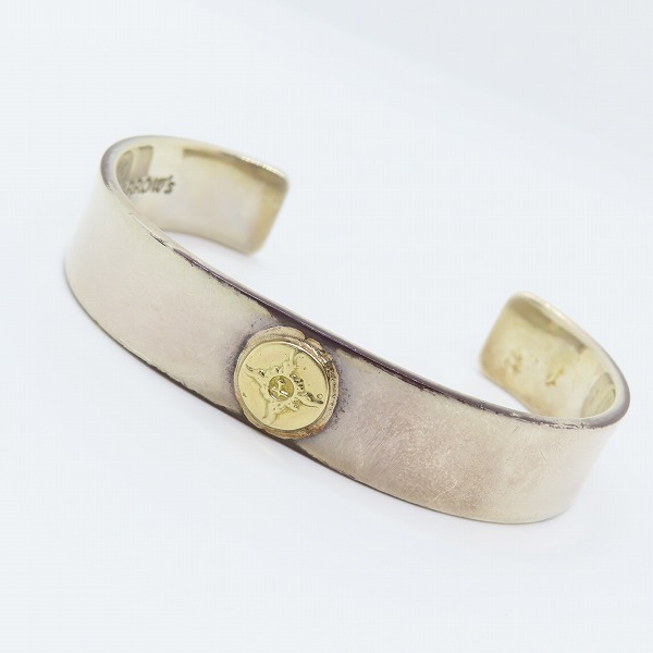 実際に弊社で買取させて頂いたFIRST ARROW'S/ファーストアローズ K18/SILVER 平打 プレーンバングル BR-001