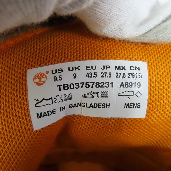 実際に弊社で買取させて頂いたTIMBERLAND/ティンバーランド ALBURN/アルバーン 6inch PREMIUM WP BOOT 6インチ プレミアムブーツ TB037578/27.5の画像 5枚目