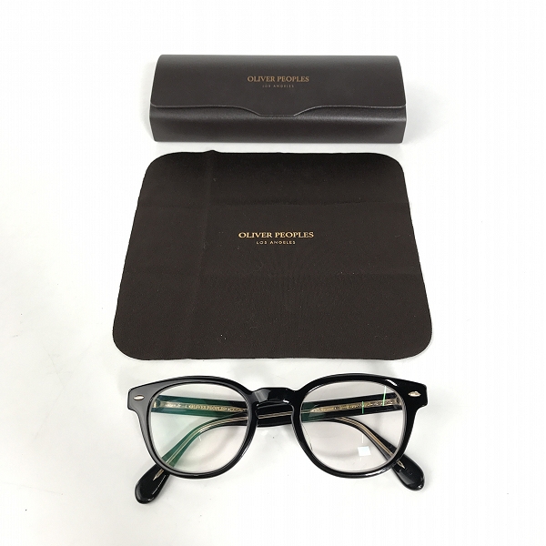 実際に弊社で買取させて頂いたOLIVER PEOPLES/オリバーピープルズ Sheldrake-J/シェルドレイク メガネフレーム アイウェアの画像 9枚目