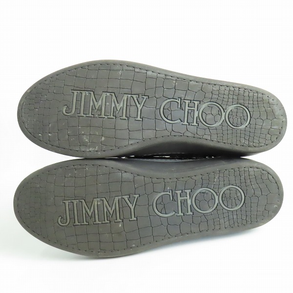 実際に弊社で買取させて頂いたJIMMY CHOO/ジミーチュウ スタースタッズ ハイカットスニーカー/44の画像 2枚目