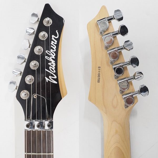 実際に弊社で買取させて頂いた★【難有り】Washburn/ワッシュバーン RX series S-S-H ダブル・カッタウェイ エレキギター ソフトケース付の画像 2枚目