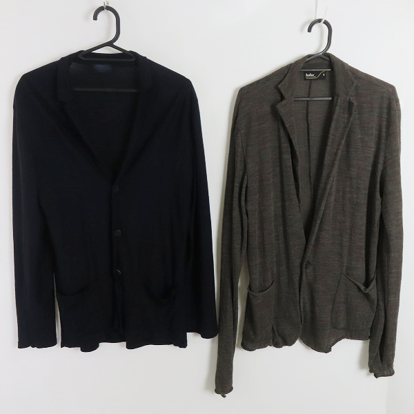 実際に弊社で買取させて頂いたLANVIN/ランバン kolor/カラー カーディガン 2点セット