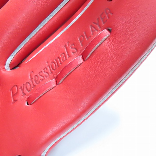 実際に弊社で買取させて頂いたHi-Gold/ハイゴールド 心極 軟式 投手用 グローブ KKG-5101の画像 4枚目