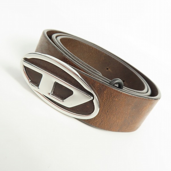 実際に弊社で買取させて頂いたDIESEL/ディーゼル レザーベルト B-1DR-LAYER X09813 75/30