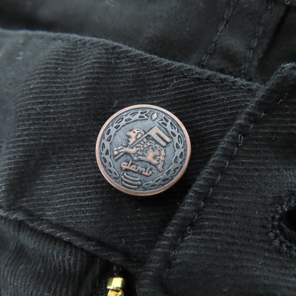 実際に弊社で買取させて頂いたglamb/グラム Unplugged Atelier Denim/アンプラグドアトリエ デニムパンツ パッチワーク/ペンキ加工 GB0124/P03/Lの画像 4枚目