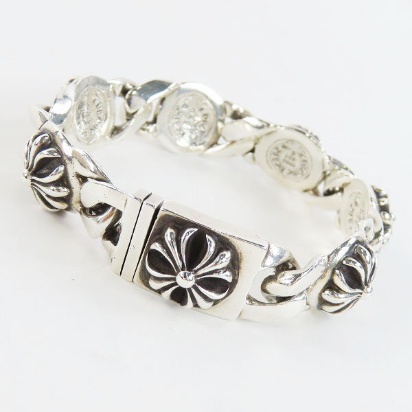 実際に弊社で買取させて頂いたCHROME HEARTS/クロムハーツ クロスリンク ブレスレット 6リンク