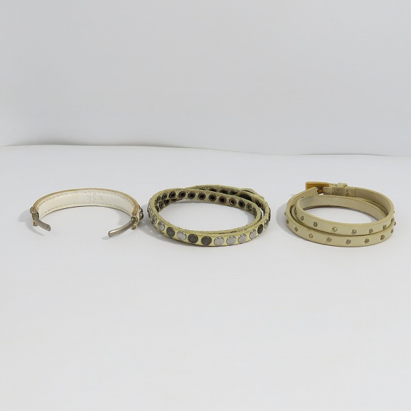 実際に弊社で買取させて頂いたWJK/ダブルジェーケー marc jacobs/マークジェイコブス HTC/エイチティーシー他 ブレスレット/バングル等 4点セットの画像 2枚目