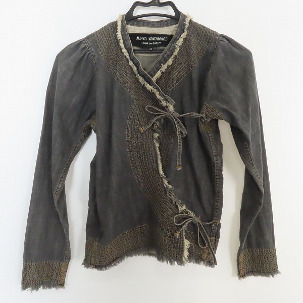 実際に弊社で買取させて頂いたJUNYAWATANABE COMME des GARCONS/ジュンヤワタナベ コムデギャルソン デニムジャケット JO-J019/M