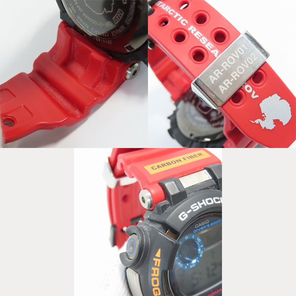 実際に弊社で買取させて頂いたG-SHOCK/Gショック FROGMAN/フロッグマン 南極調査ROVコラボ GWF-D1000ARR-1JRの画像 5枚目