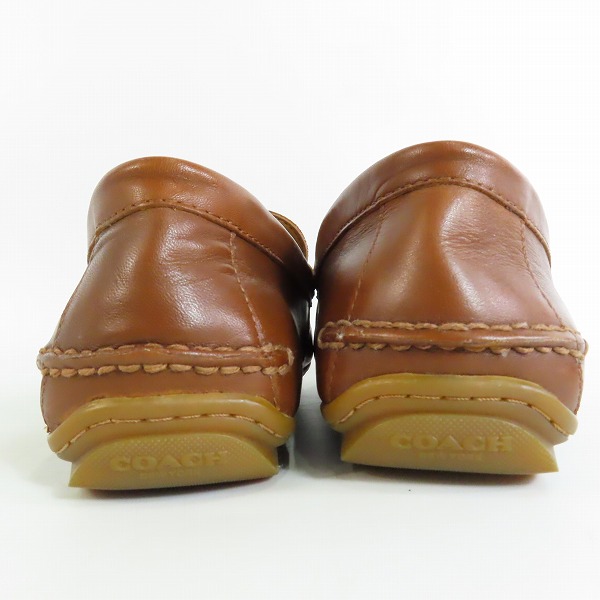 実際に弊社で買取させて頂いたCOACH/コーチ レザ ーシューズ/ビジネスシューズ/ローファー FG2984/US8の画像 1枚目