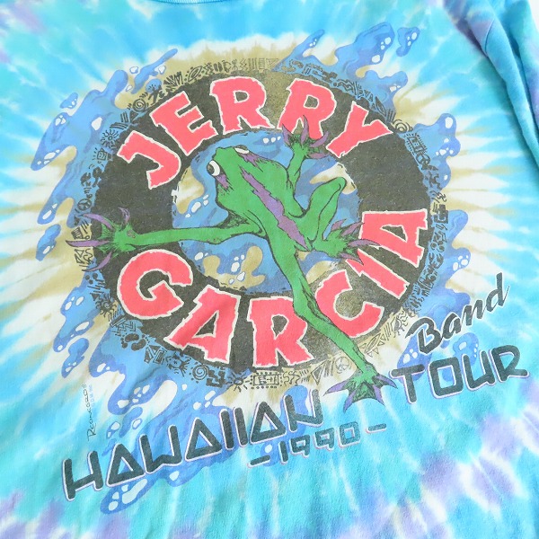 実際に弊社で買取させて頂いたJERRY GARCIA/ジェリーガルシア HAWAIIAN TOUR 1990 バンドTシャツの画像 3枚目